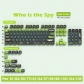 Ghost Walker 104+18 Clear PC+PBT Dye-subbed Pudding Jelly Keycaps Set MSA Profile Mechanical Keyboard